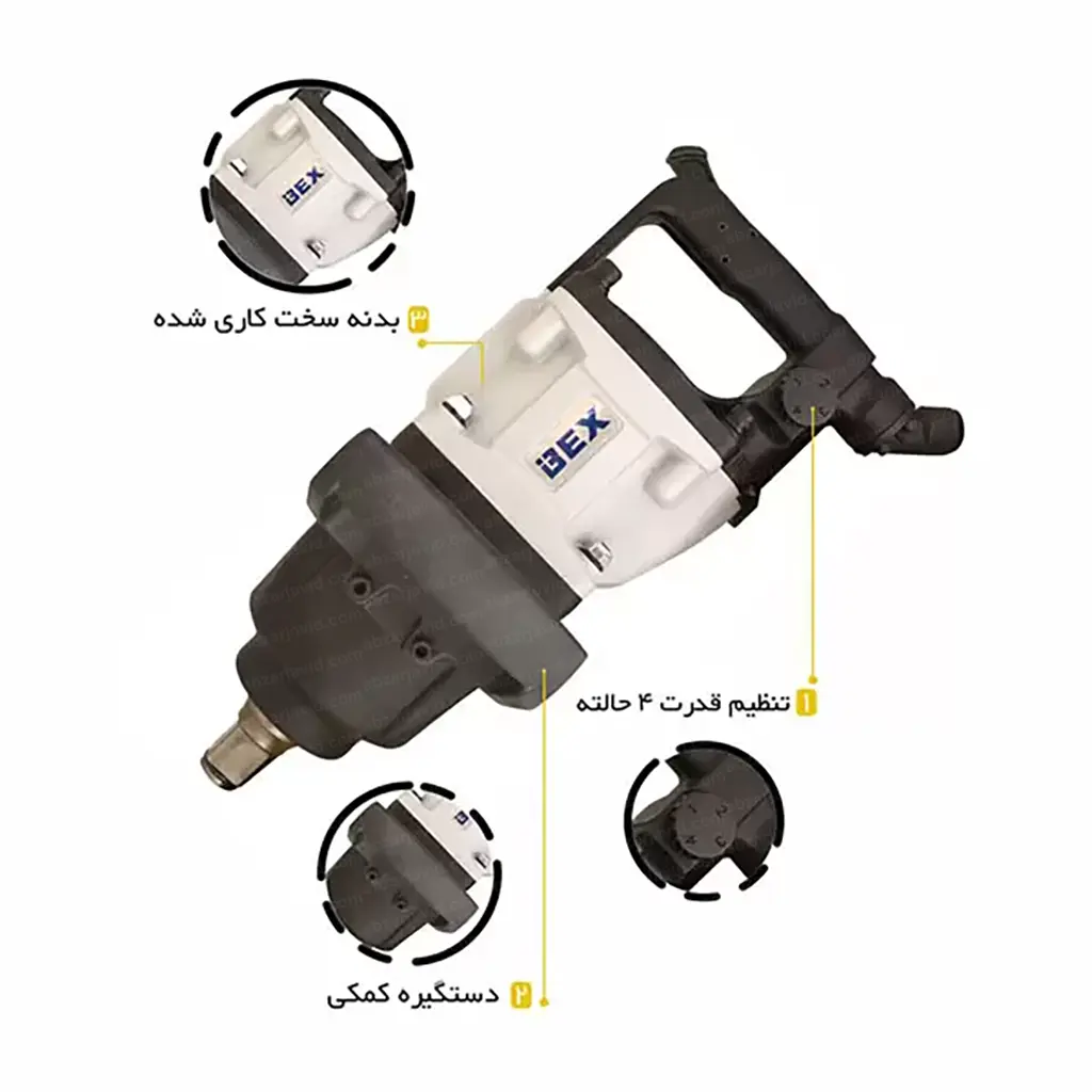 آچار بکس بادی بکس BEX تایوان درایو 1.2-1 اینچ مدل IT-5250-A1-2 (2)