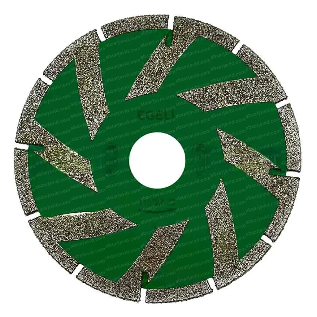 دیسک الکتروپلیت برشی چاکدار برند اگلی (EGELI) قطر 115mm