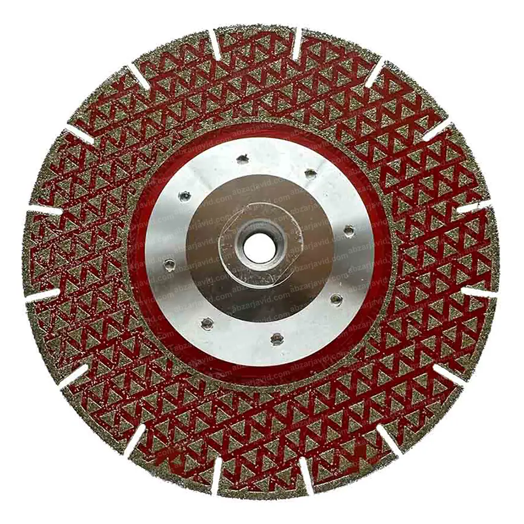 دیسک الکتروپلیت چاکدار فلنج دار سایز 180 اگلی EGELI (2)